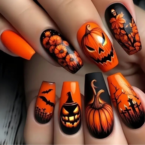 Other - Halloween Themed Nail Art